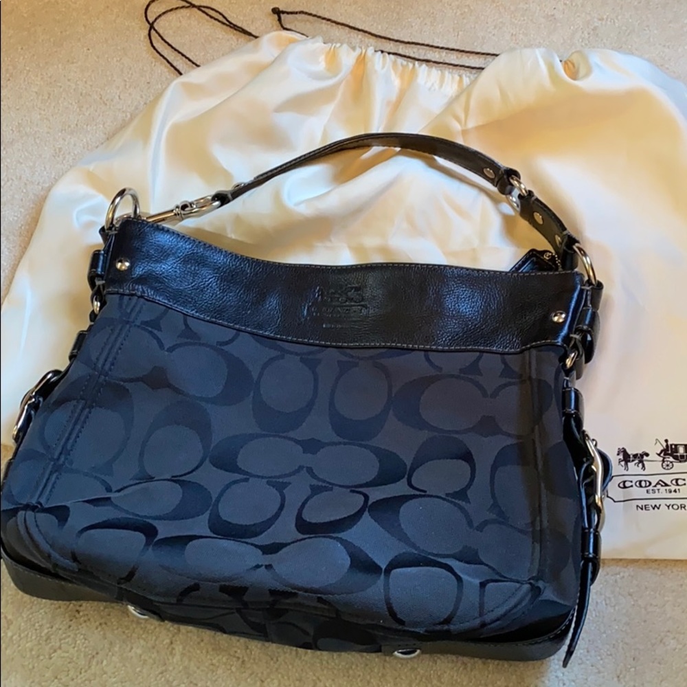 Black Coach Shoulder Bag